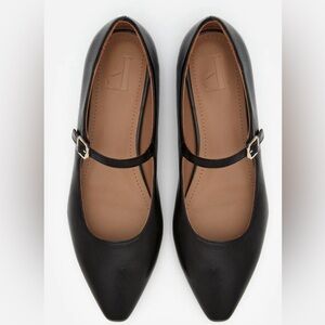 Flattered Camila Leather Black Mary Jane